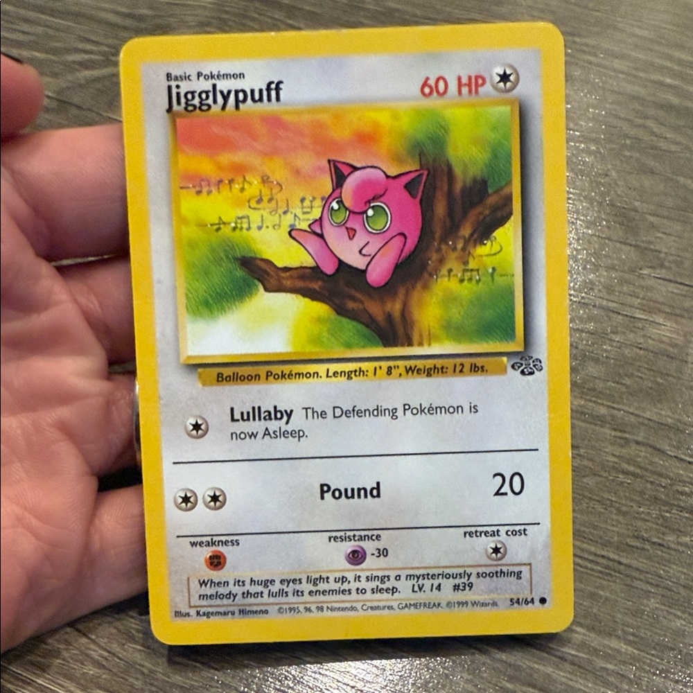 Jigglypuff Pokémon Card (Vintage)